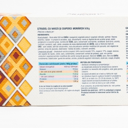 Ștrudel cu varză și ciuperci 500g