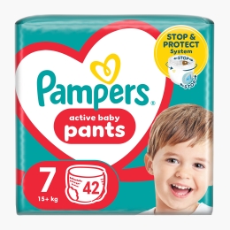Scutece-chiloțel Active Baby Pants mărimea 7, 15+ kg, 42 buc