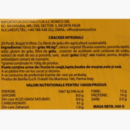 Biscuiți din cereale integrale 500g