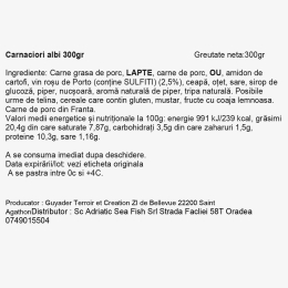 Cârnăciori albi 300g