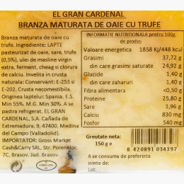 Cașcaval de oaie cu trufe 250g