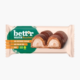 Napolitană eco cu umplutură de cremă de alune 33g