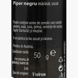 Piper negru măcinat 50g