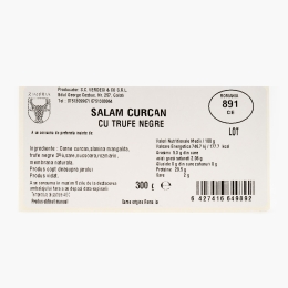 Salam curcan cu trufe negre 300g