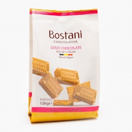 Ciocolată aurie și cremă de biscuiți 120g