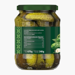 Castraveți în oțet 670g