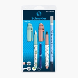 Set stilou + roller Zippi + pic Corry + 2 rezerve, verde deschis