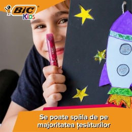 Set adeziv cu sclipici pentru activități creative 6 buc