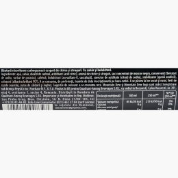 Băutură răcoritoare carbogazoasă cu gust de citrice și struguri Pitch Black, doză 250ml