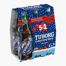 Bere brună pasteurizată 6x330ml (5+1)