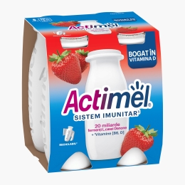 Iaurt de băut cu căpșuni 4x100g