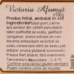 Salam Victoria afumat 100g
