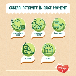 Piure de banane și căpșuni Masha & ursul, +6 luni 100g