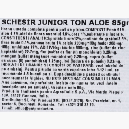Hrană umedă pentru pisici Junior, 85g, ton și aloe în jeleu