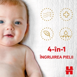 Scutece Extra Care Mega mărimea 1, 2-5kg, 84 buc