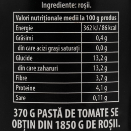 Pastă de tomate 23-25% 370g