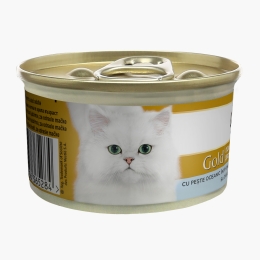 Hrană umedă pentru pisici, 85g, Double Pleasure cu pește oceanic și spanac în sos 