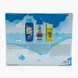 Set băieței gel de duș 250ml + șampon 250ml + pastă de dinți 50ml
