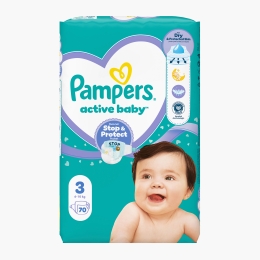Scutece Active Baby mărimea 3, 6-10kg, 70 buc
