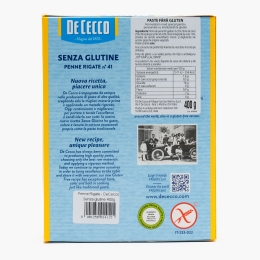 Paste Penne Rigate, fără gluten, 400g