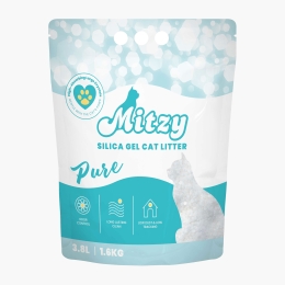 Așternut igienic pentru litieră silicat Pure, 3.8l