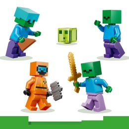 Temnița cu zombi, 21587 Minecraft, 284 piese, +8 ani
