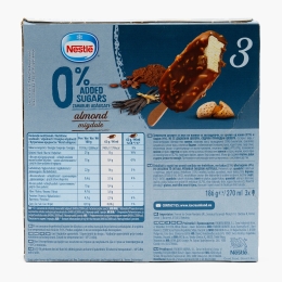 Înghețată cu aromă de vanilie, fără zahăr adăugat, 3x90ml (3x62g)