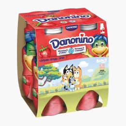 Iaurt de băut cu căpșuni 4x100g