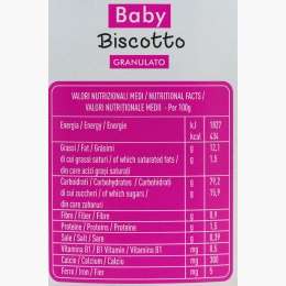 Biscuiți granulați pentru copii, fără gluten, +4 luni, 400g