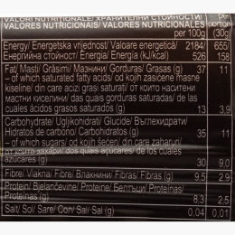 Baton eco cu alune de pădure, învelit în ciocolată, vegan, fără gluten 30g