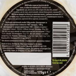 Alternativă vegetală la mozzarella pe bază de cocos Nozarella, 175g