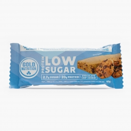 Baton proteic Low Sugar biscuiți cu fulgi de ciocolată 60g