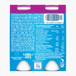 Iaurt de băut cu fructe de pădure 4x100g