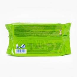 Șervețele umede antibacteriene măr verde 60 buc