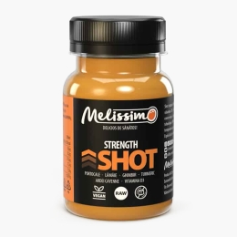 Shot de portocale, lămâie, ghimbir, turmeric și ardei cayenne Strength, 100ml