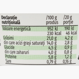 Brânză pufoasă cu verdeață 140g
