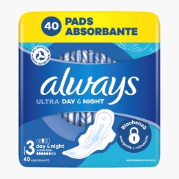 Absorbante Day & Night, 40 buc