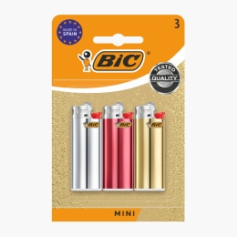 Brichetă mini, culori metalice, 3 buc