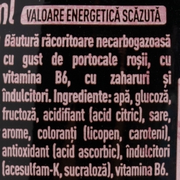 Băutură izotonică Blood Orange 0.5l