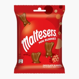 Mini iepurași de ciocolată cu miez ușor și crocant 59g