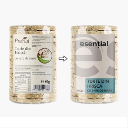 Turte din hrișcă cu sare de mare 80g
