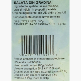 Salată din Grădină 180g