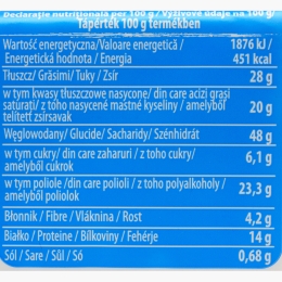 Napolitane cu cremă de vanilie, cu conținut ridicat de proteină, fără zahăr adăugat Happy Fit Pro 95g