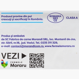 Piept de pui dezosat 650g
