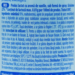 Frișcă fără lactoză, spray 250ml