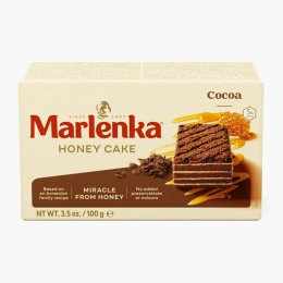  Prăjitură cu miere, nucă și cacao 100g