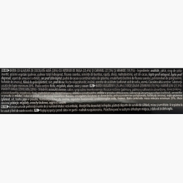 Baton cu glazură de ciocolată albă și interior cu arahide, caramel și nuga 36g