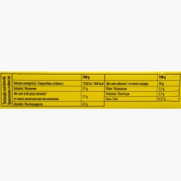 Prăjitură cu cacao cu umplutură de vanilie și glazură de cacao 64g