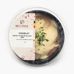 Creveți scampi în sos de usturoi 250g