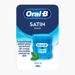 Ață dentară Satin Tape cu mentă, 50m